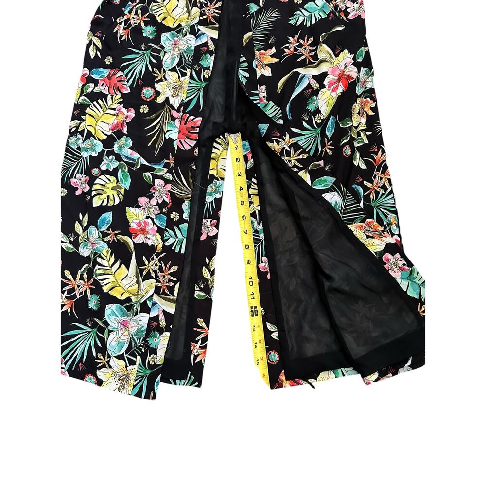 Zara TRF Tropical Floral Maxi Kimono Duster Cardigan size S/M - Picture 9 of 9